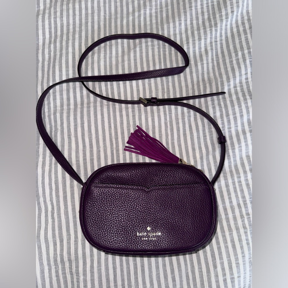 Kate Spade New York KOURTNEY SUEDE CAMERA BAG (Authentic) - Picture 3 of 4